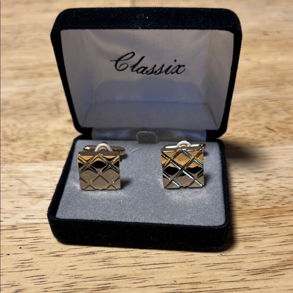 Gold Cufflinks